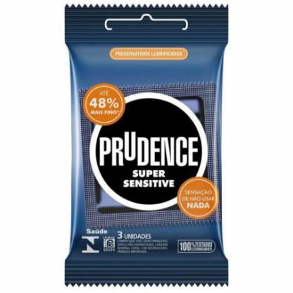 Preservativo Prudence Super Sensitive c/ 03 unidades