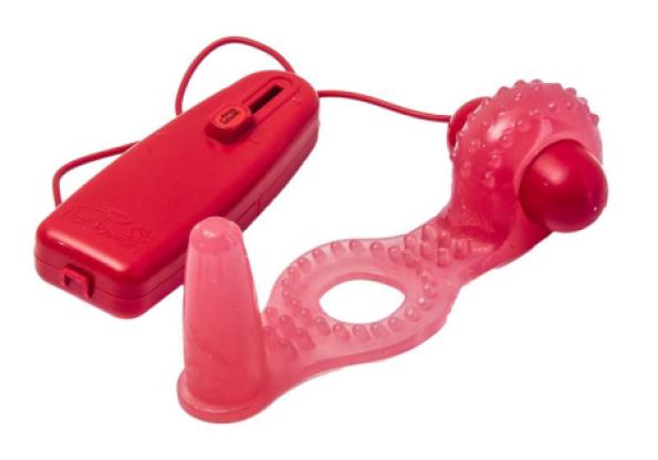Anel Estimulador com Vibro e Plug Anal