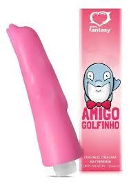Vibrador Amigo Golfinho Personal Com Capa em Cyberskin