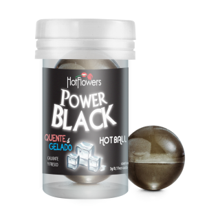 Hot Ball Beija Muito Sabor Power Black Bolinha Lubrificante