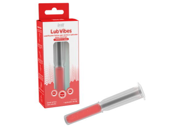 Lub Vibes Lubrificante Íntimo Sabor Morango com Aplicador 5 gr